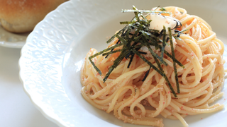 Eat mentaiko spaghetti, the carbonara of the sea